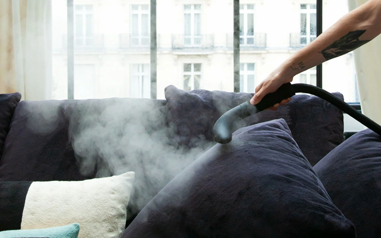 Easy Way 5: Steam Cleaning at Home - 7 Easy Ways to Clean Sofa at Home Without Professional Help