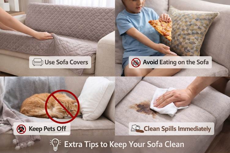 Use Baking Soda to Remove Odor - 7 Easy Ways to Clean Sofa at Home Without Professional Help